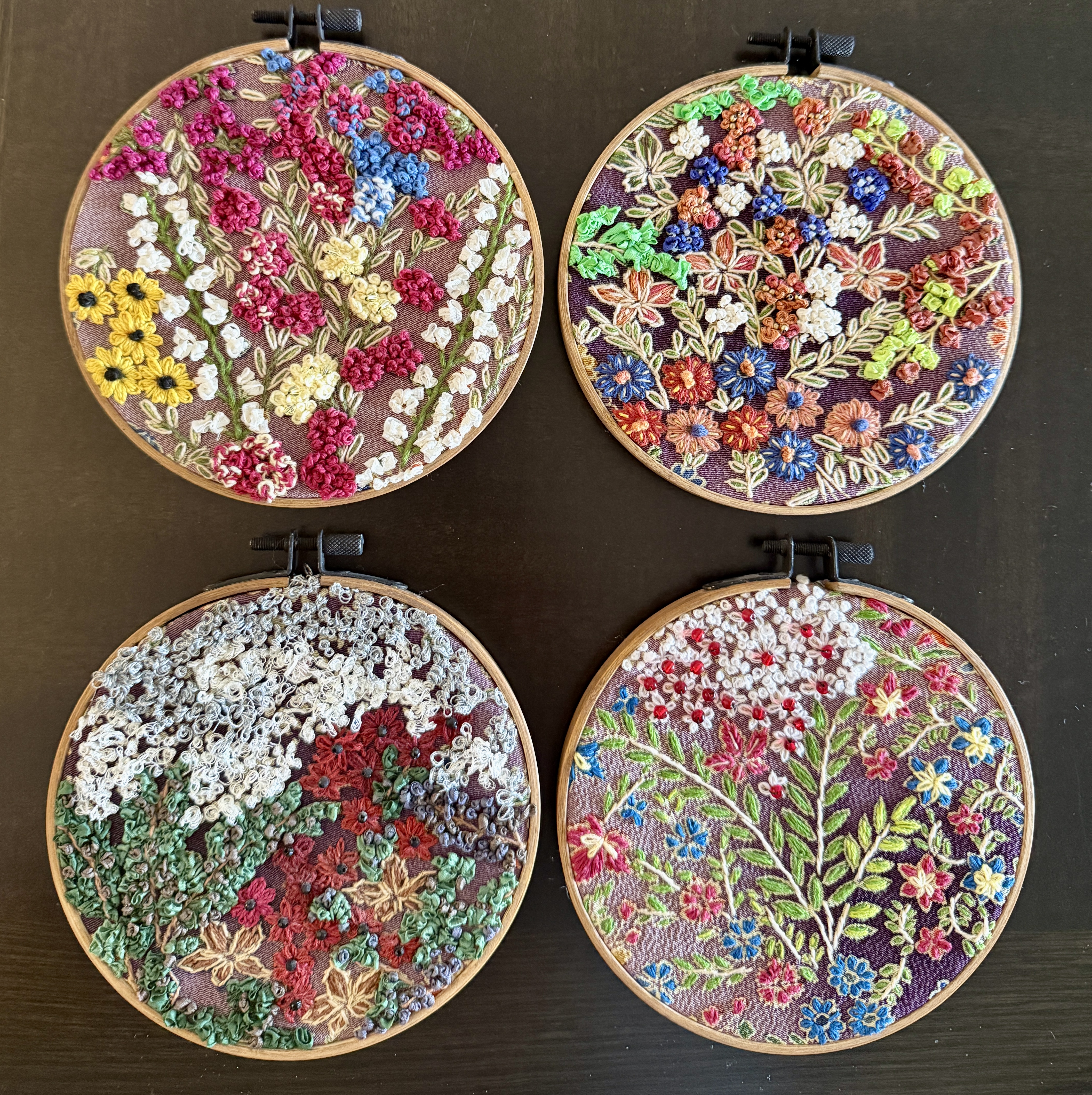 "TAPESTRY: FOUR SEASONS" - 4-PIECE SET, BALANCE, HARMONY